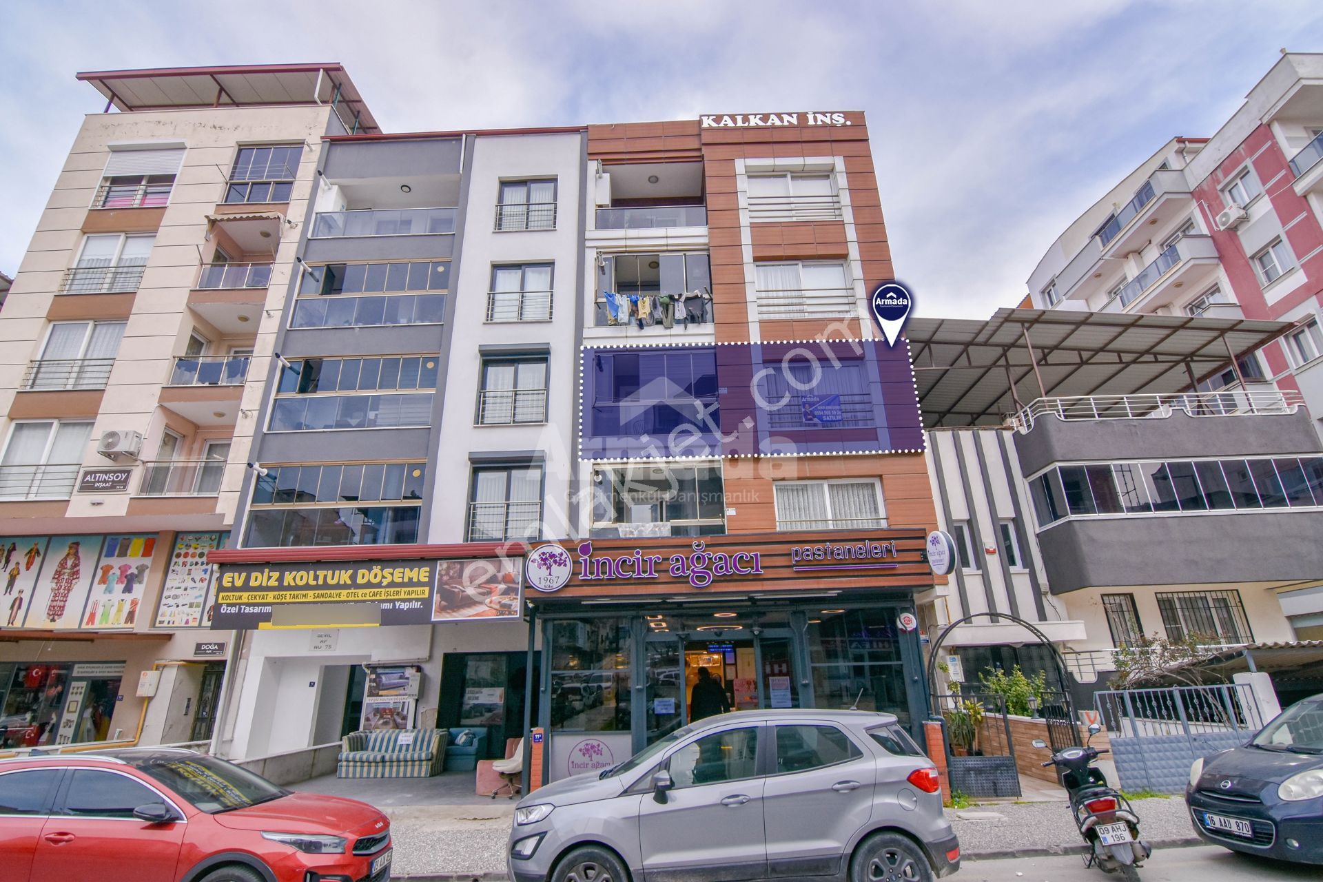 Söke Çeltikçi Bayındır Caddesinde Satılık Geniş 2+1 Daire