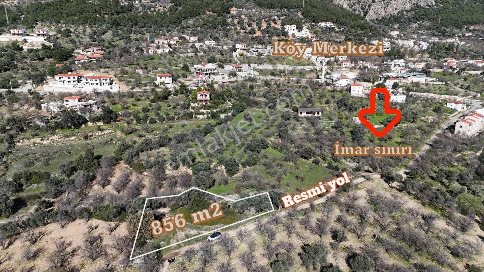 Datça Palamutbükü Yakını İmar Sınırında 856 M2 Satılık Tarla - Görsel 8