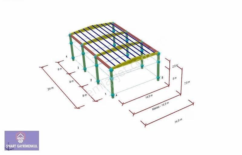 Smart'tan Eğil De Yolu Açılmış, Çiftlik Ruhsatlı, 20.523m² Arazi - Görsel 2