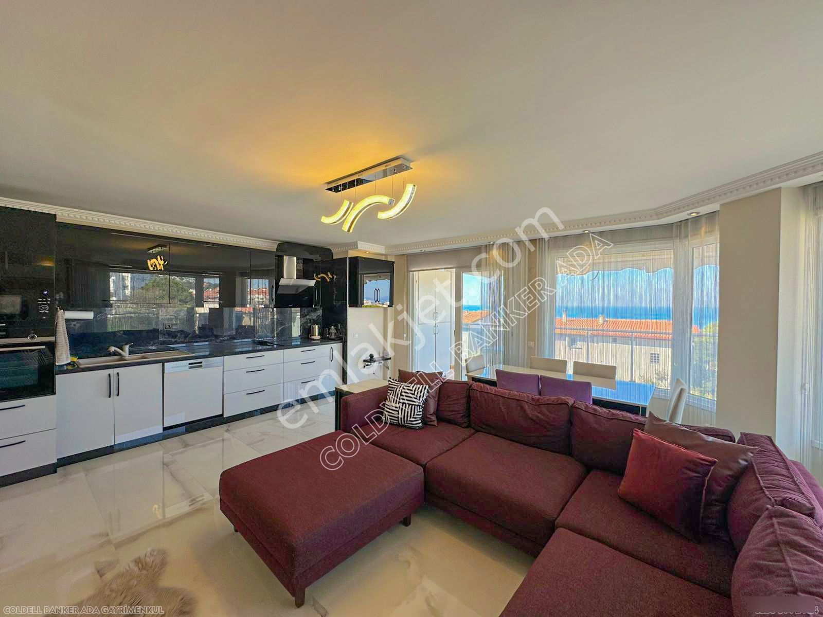 Kuşadası Merkezde Önü Kapanmaz Full Deniz Ve Şehir Manzaralı Satılık 3+1 Daire - Görsel 7