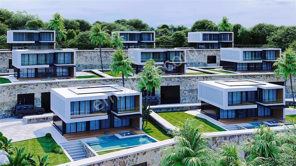 Alanya Bektaş'ta Deniz Ve Şehir Manzaralı Satılık Müstakil Villa