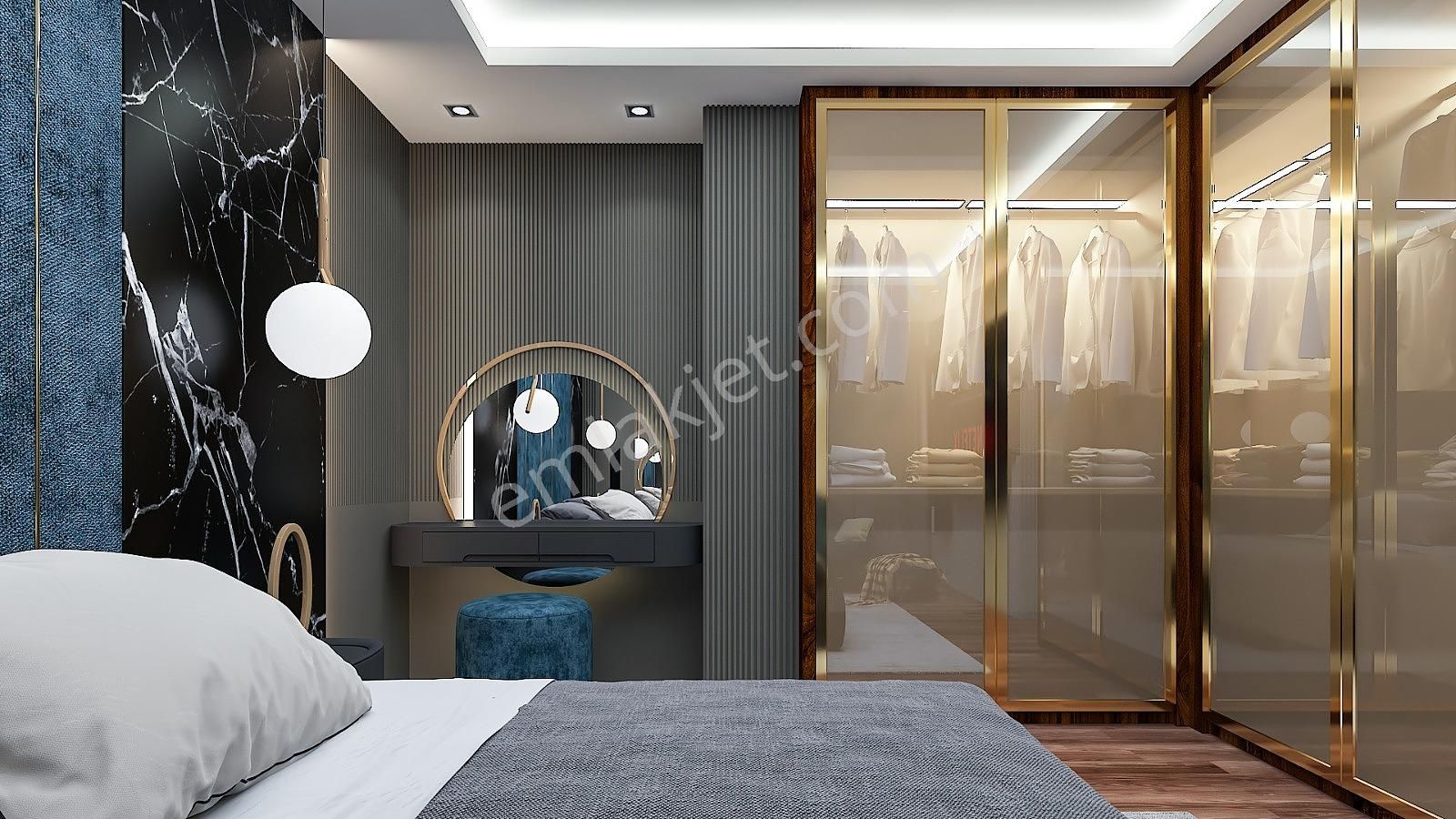 Alanya Bektaş'ta Deniz Ve Şehir Manzaralı Satılık Müstakil Villa - Görsel 18