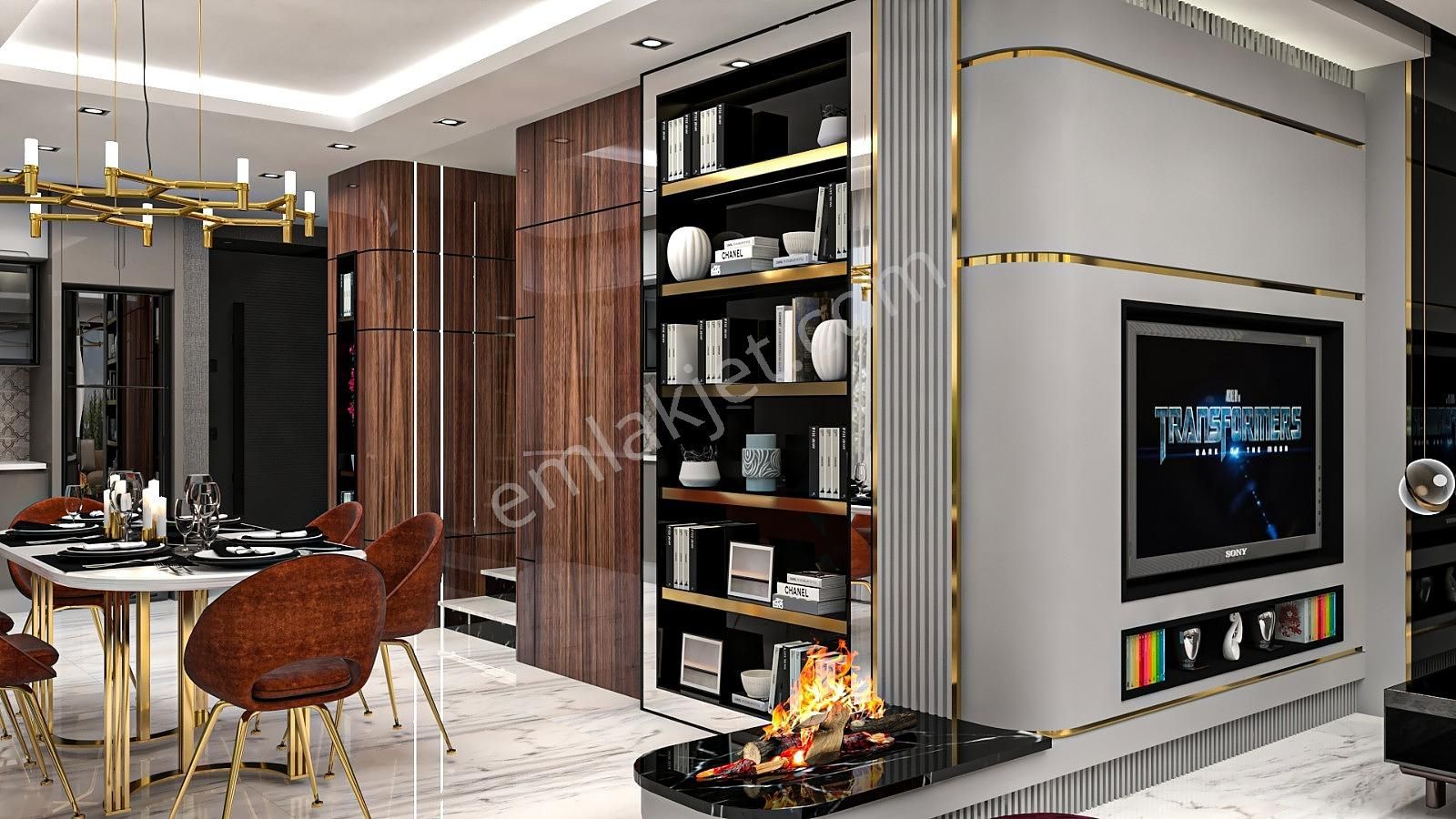 Alanya Bektaş'ta Deniz Ve Şehir Manzaralı Satılık Müstakil Villa - Görsel 13