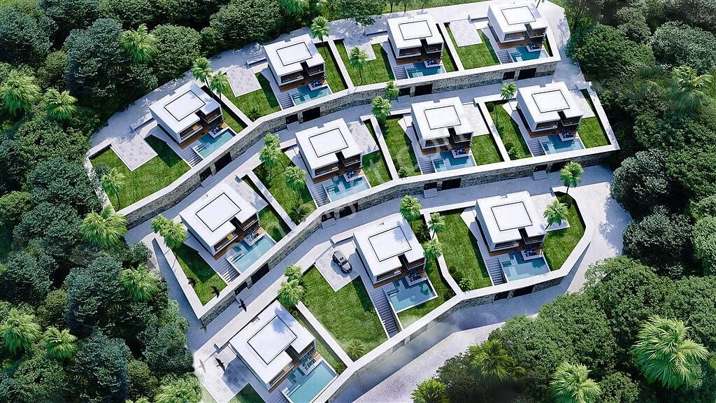 Alanya Bektaş'ta Deniz Ve Şehir Manzaralı Satılık Müstakil Villa - Görsel 4