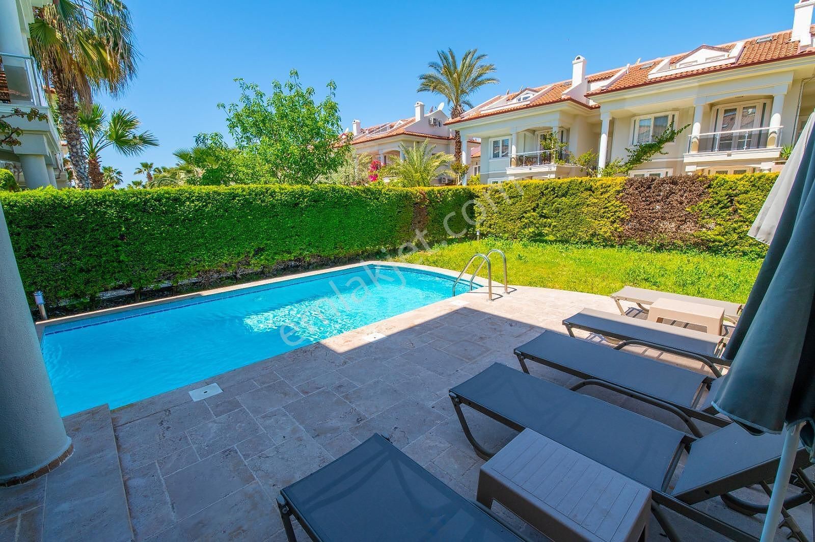 Fethiye Çalış'ta Site İçerisinde Özel Havuzlu Ve Bahçeli Villa - Görsel 9