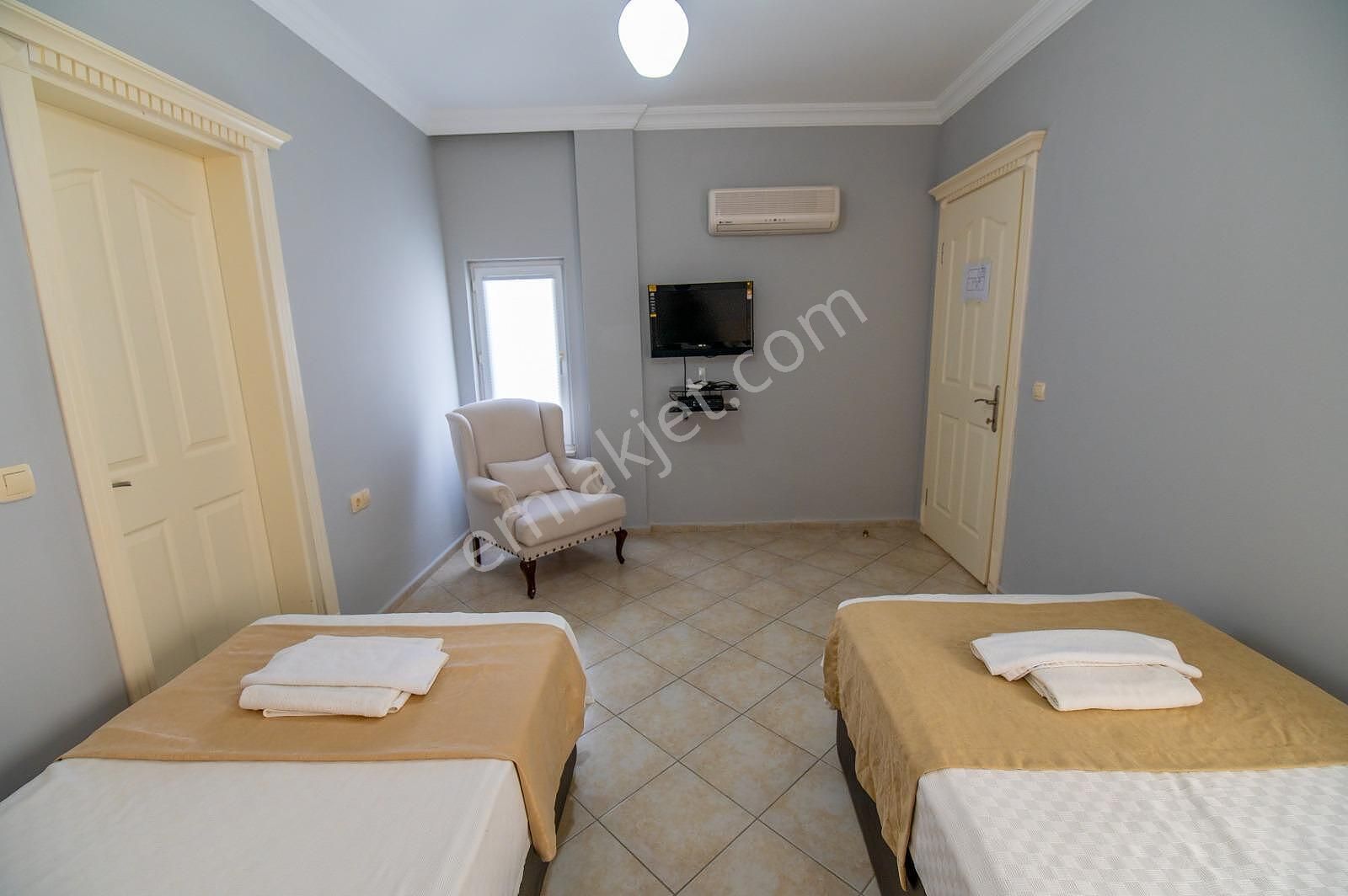 Fethiye Çalış'ta Site İçerisinde Özel Havuzlu Ve Bahçeli Villa - Görsel 22