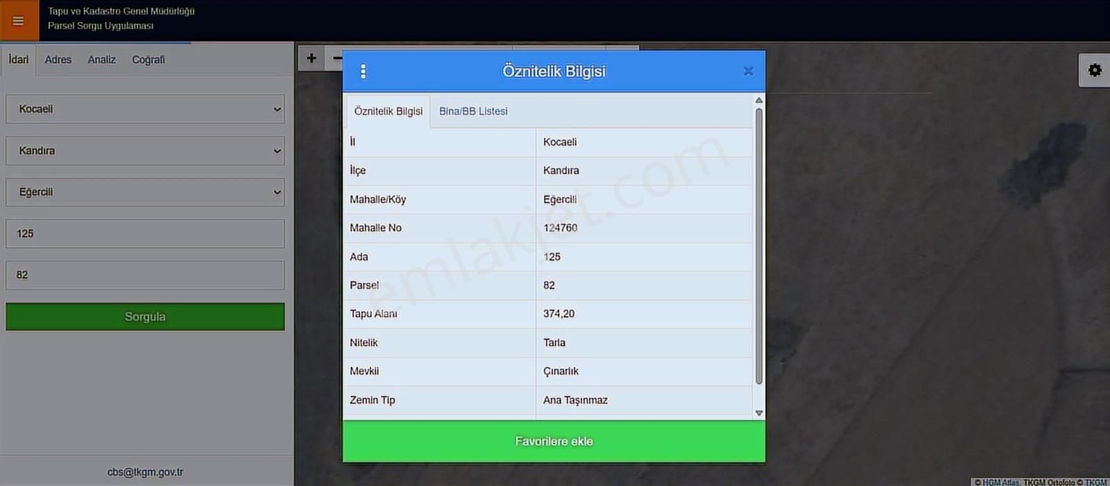 Acill..kandıra Eğercili Köyünde 374 M2 Satılık Tarla - Görsel 3