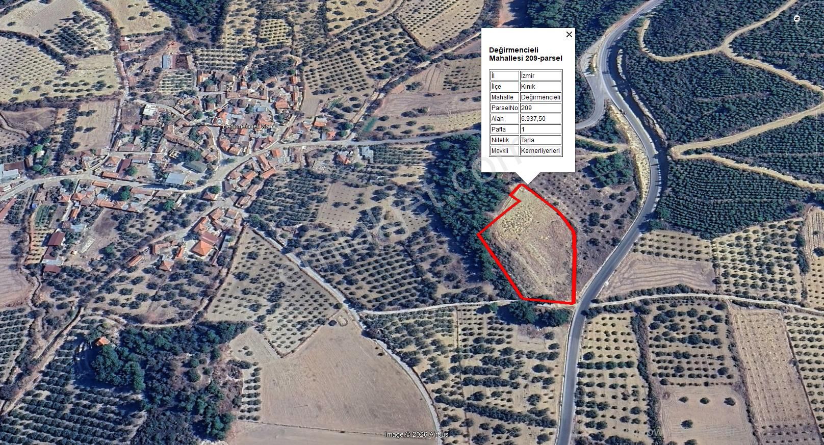 Acil Kınık Değirmencieli'nde Köy Kenarı 7 Dekar Tarla - Görsel 4