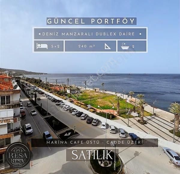 Resa Gayrimenkul'den Merkezde Deniz Manzaralı Dublex
