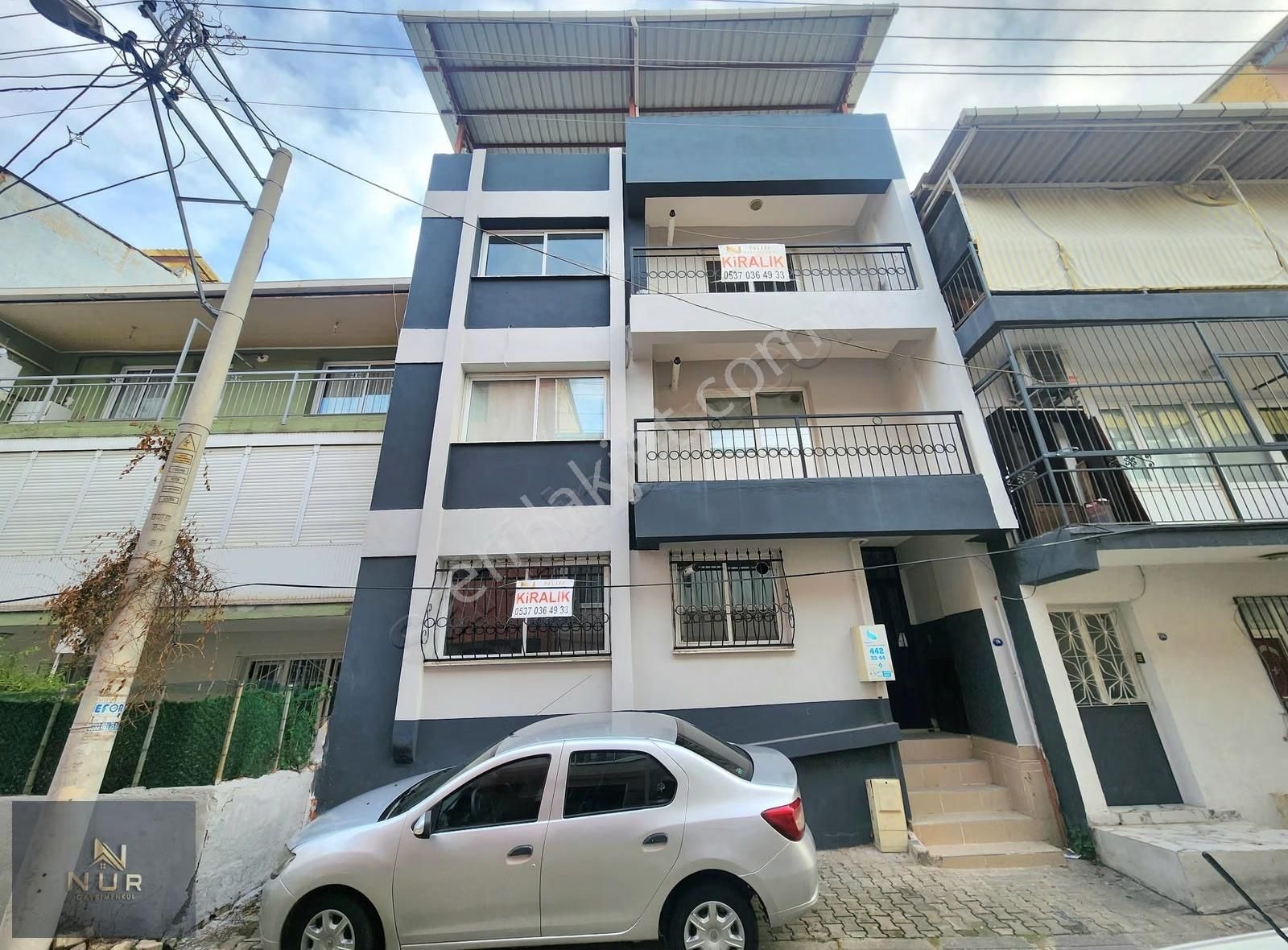 #nur Gayrimenkul# Tepekule Mah. 2+1 Bahçeli Kiralık Daire