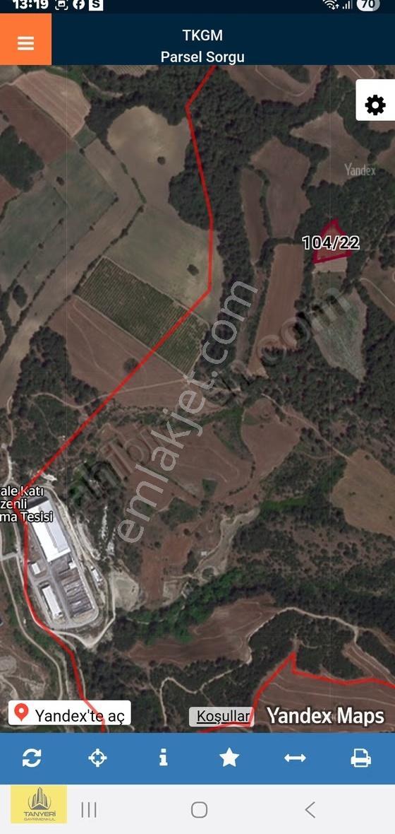 Çanakkale Merkez Kızılkeçili Köyü Deniz Manzaralı Satılık Tarla - Görsel 3