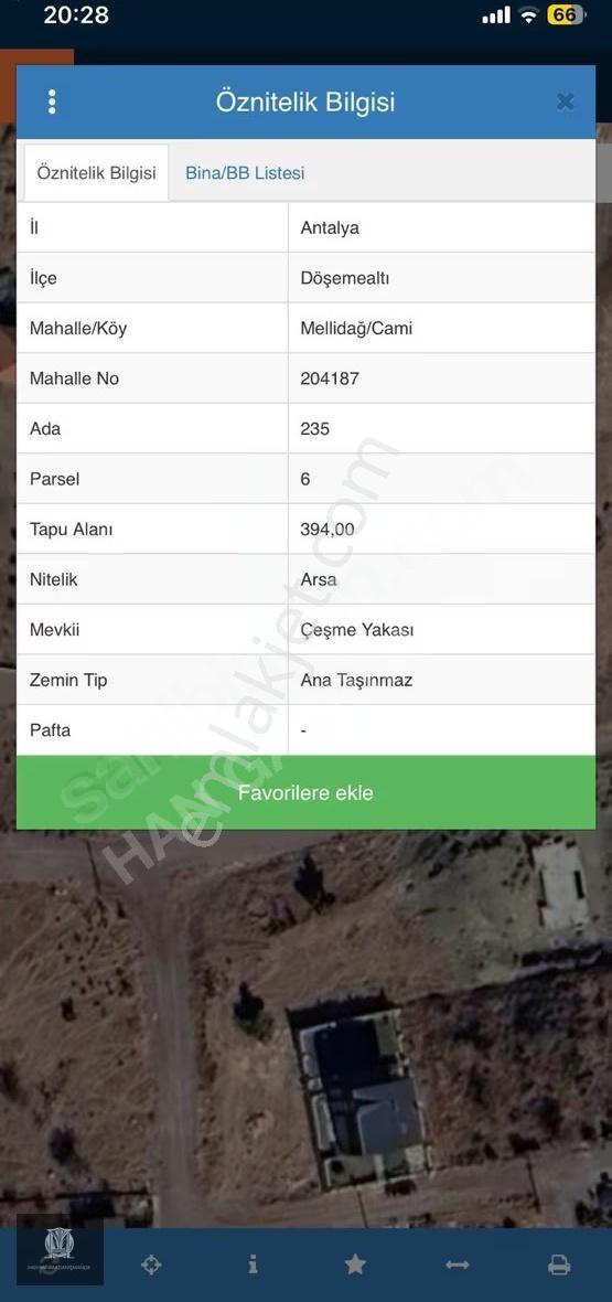 Antalya'da Villa İmarlı, 394m² Köşe Parsel Arsa - Görsel 3