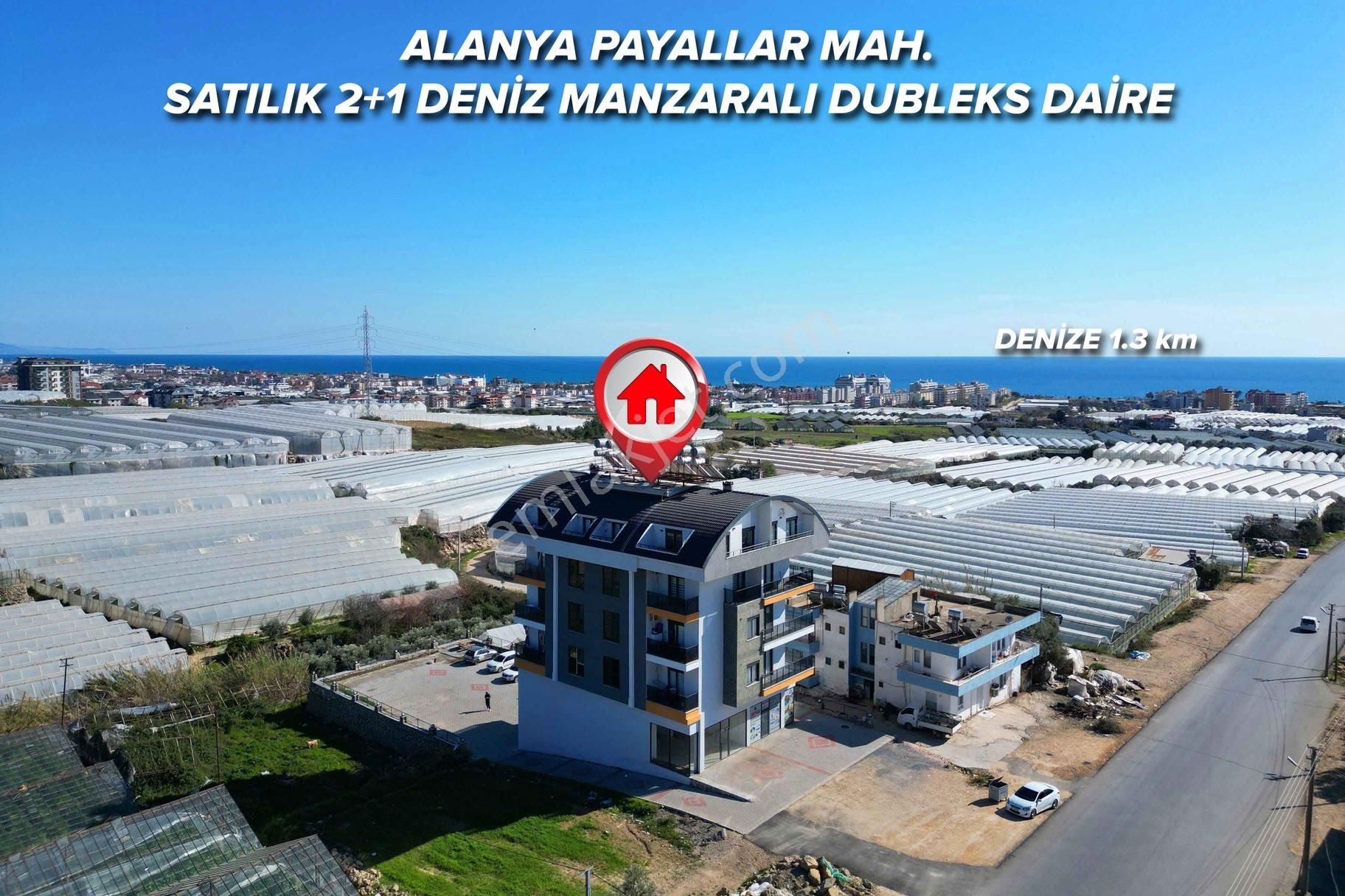 Alanya Payallarda 2+1 Ayrı Mutfak Satılık Dubleks Daire
