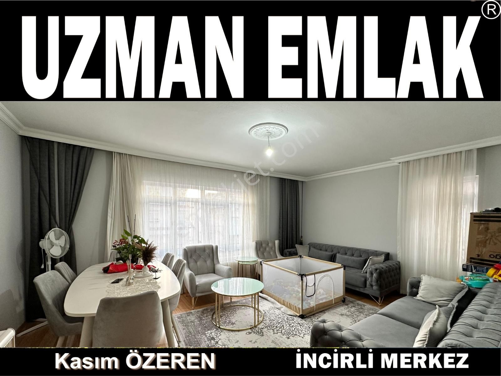 Uzman Emlak'tan Çiçekli Mh.de Katta Yapılı Isı Yalıtımlı Bağımsız 3+1 Daire