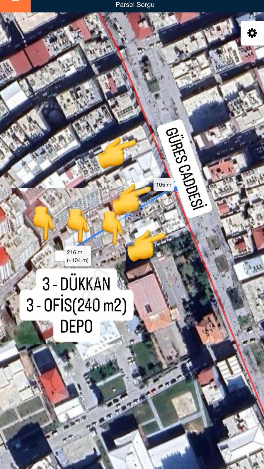 Hayat Gayrimenkul Güres Cad. Satılık 3 Dükkan+3 Ofis+depo - Görsel 10