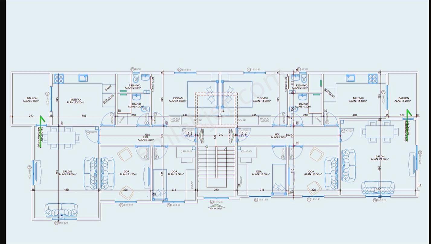 Adapazarı Sakarya Mah Köseoğlu Cami Yanı 115m2 3+1süper Daireler - Görsel 20