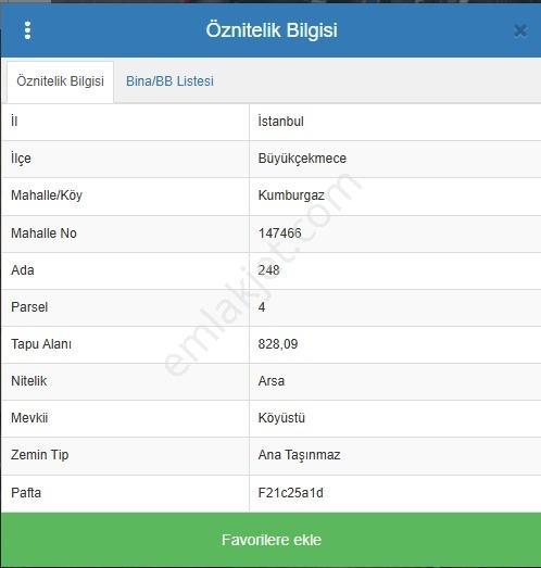 Büyükçekmece Kumburgaz'da Villa İmarlı 828 M2 Satılık Arsa - Görsel 8