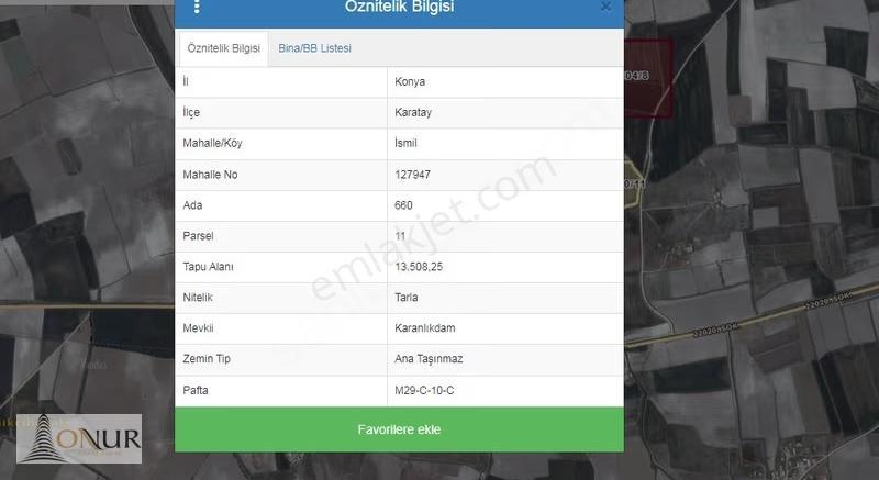 Onur Emlaktan İsmil De 141.298 M2 Müstakil Tapu Satılık Tarla - Görsel 9