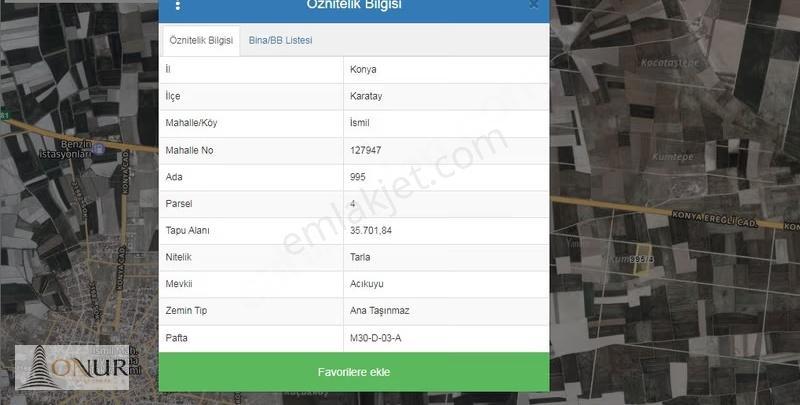 Onur Emlaktan İsmil De 141.298 M2 Müstakil Tapu Satılık Tarla - Görsel 16