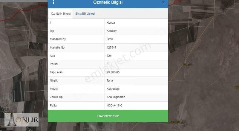 Onur Emlaktan İsmil De 99.393 M2 Müstakil Tapu Satılık Tarla - Görsel 7