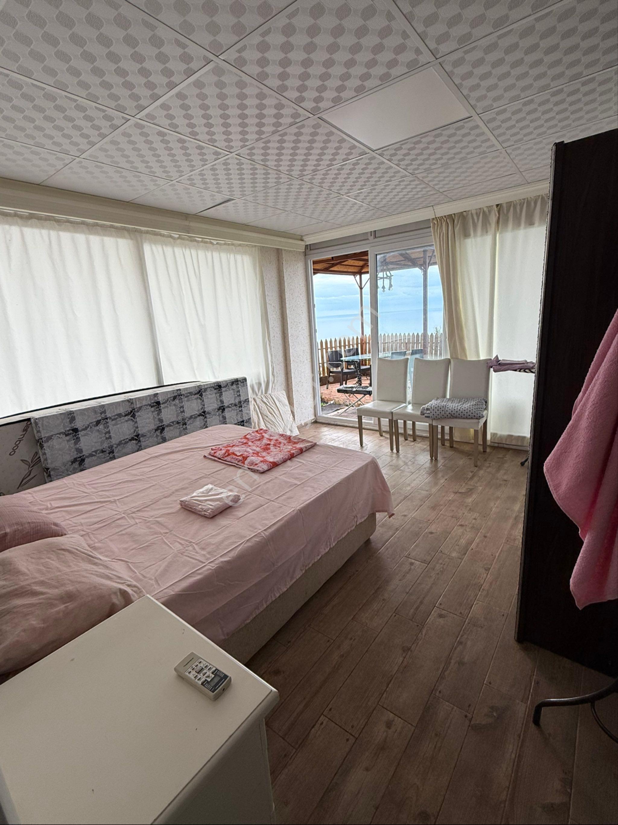 Alanya Merkezde Mustakil Havuzlu Villa Deniz Manzaralı Mangal Var - Görsel 20