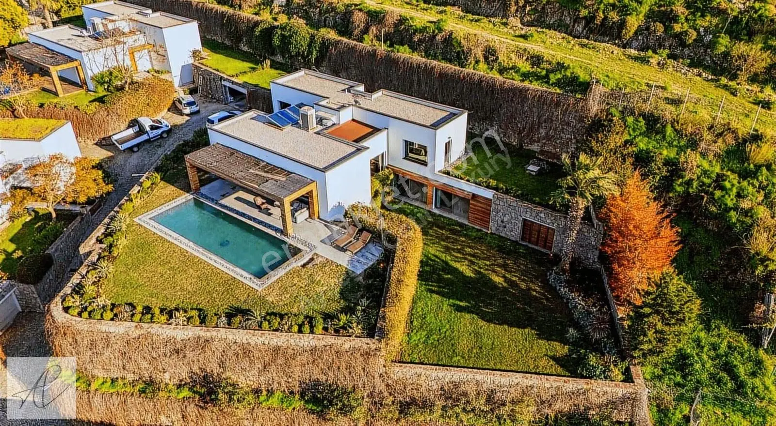 Bodrum Turgutreiste Harika Kos Ve D-marin Manzaralı Lüks Villa