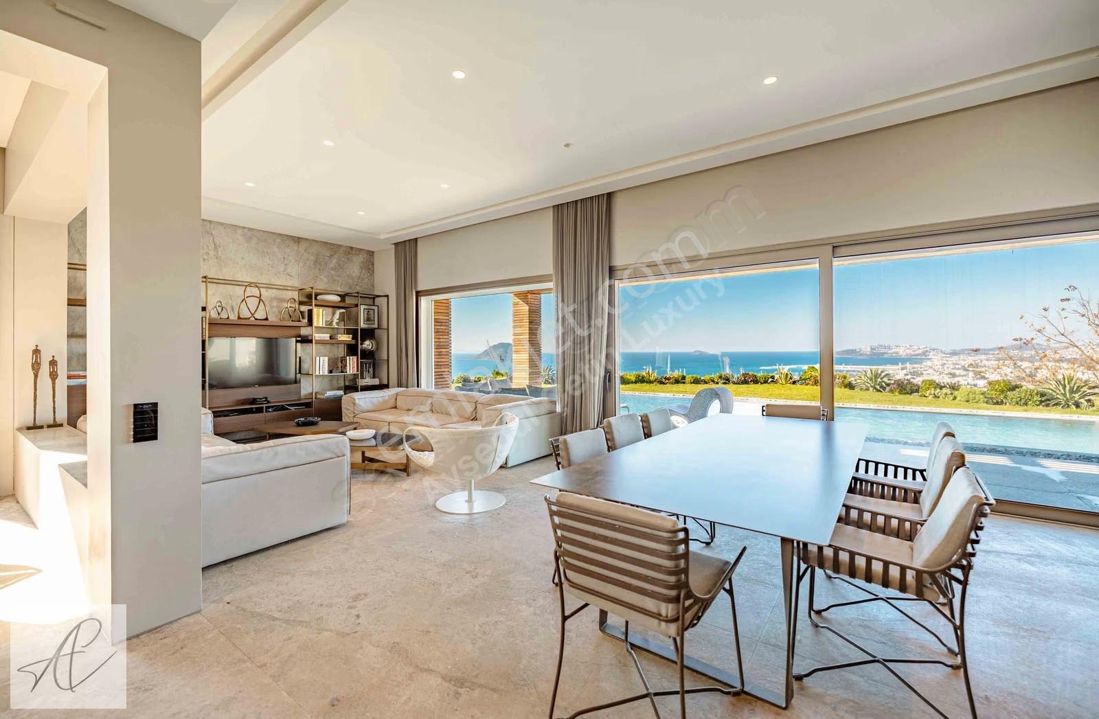 Bodrum Turgutreiste Harika Kos Ve D-marin Manzaralı Lüks Villa - Görsel 17