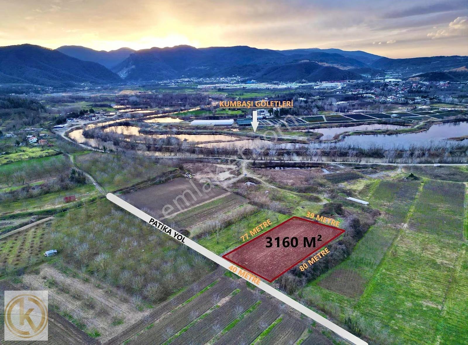 Kaymak Emlaktan Arifiye Kumbaşında 3.160 M2 Satılık Tarla