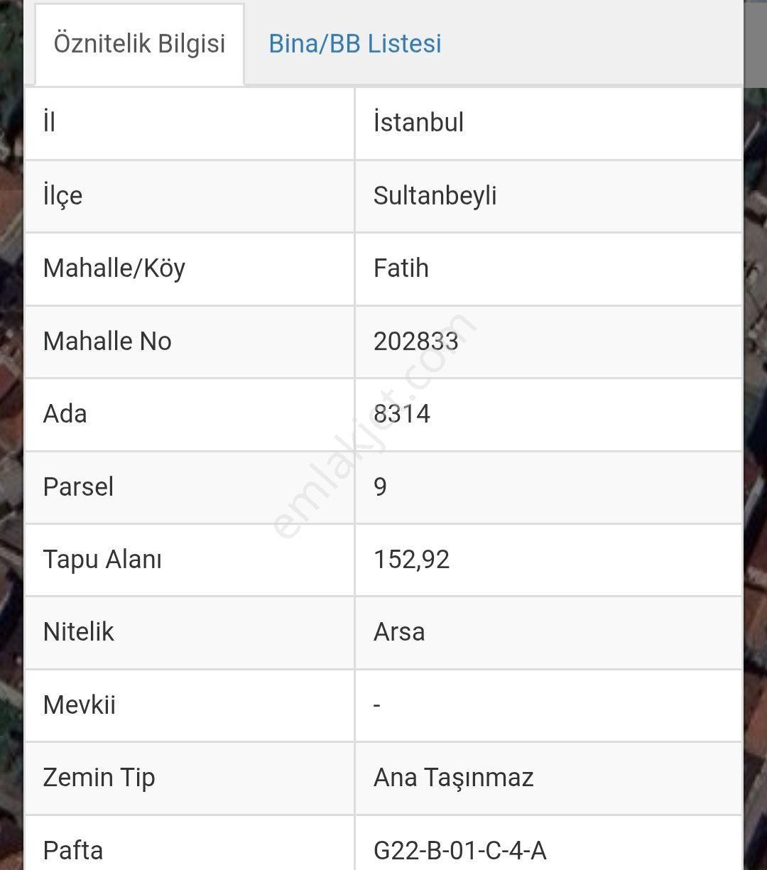 153 M2 Arsa İçinde Müteahhite Uygun
