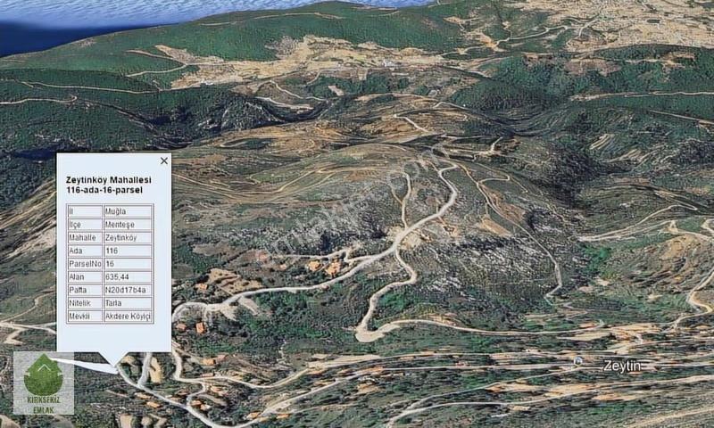 Muğla Menteşe Zeytinköyde Satılık 636 M² Arsa...deniz Manzaralı - Görsel 3