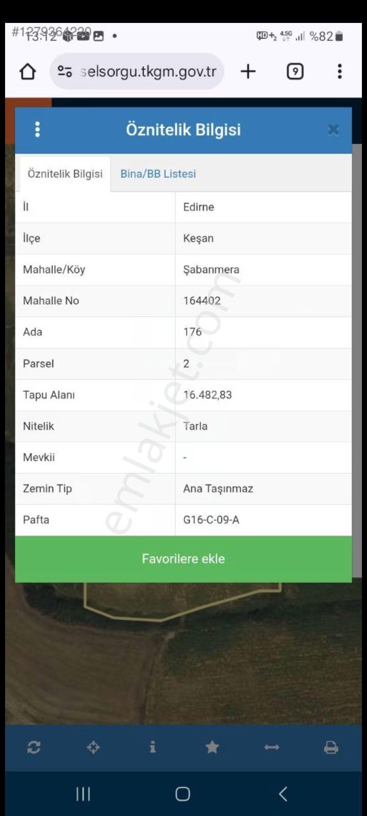 Şabanmera Köyünde Kadastro Yolu Olan,tek Parsel 16.482 M²tarla - Görsel 8