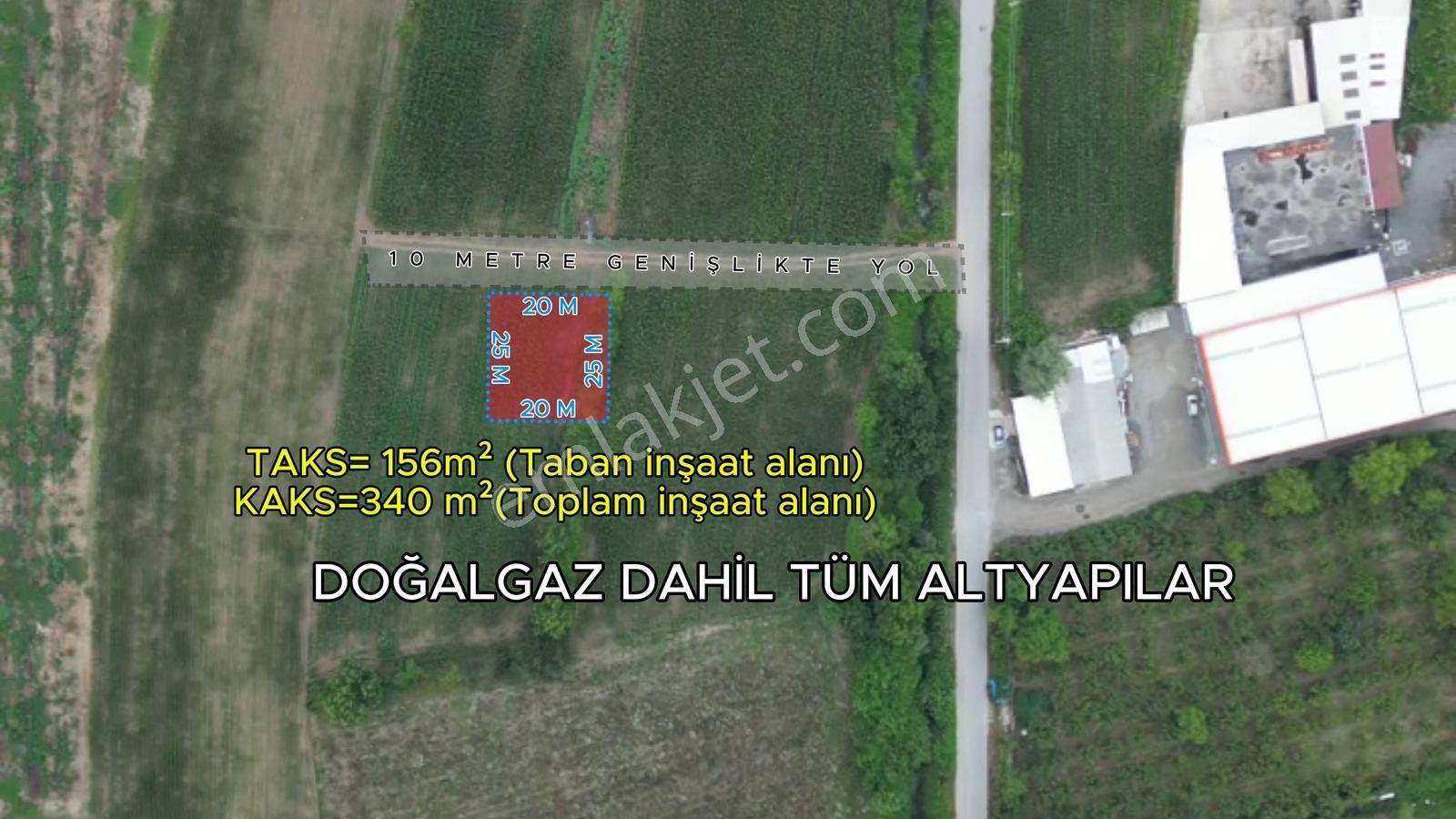Acil Satılık 521 Metrekare Terkleri Yapılmış Arsa
