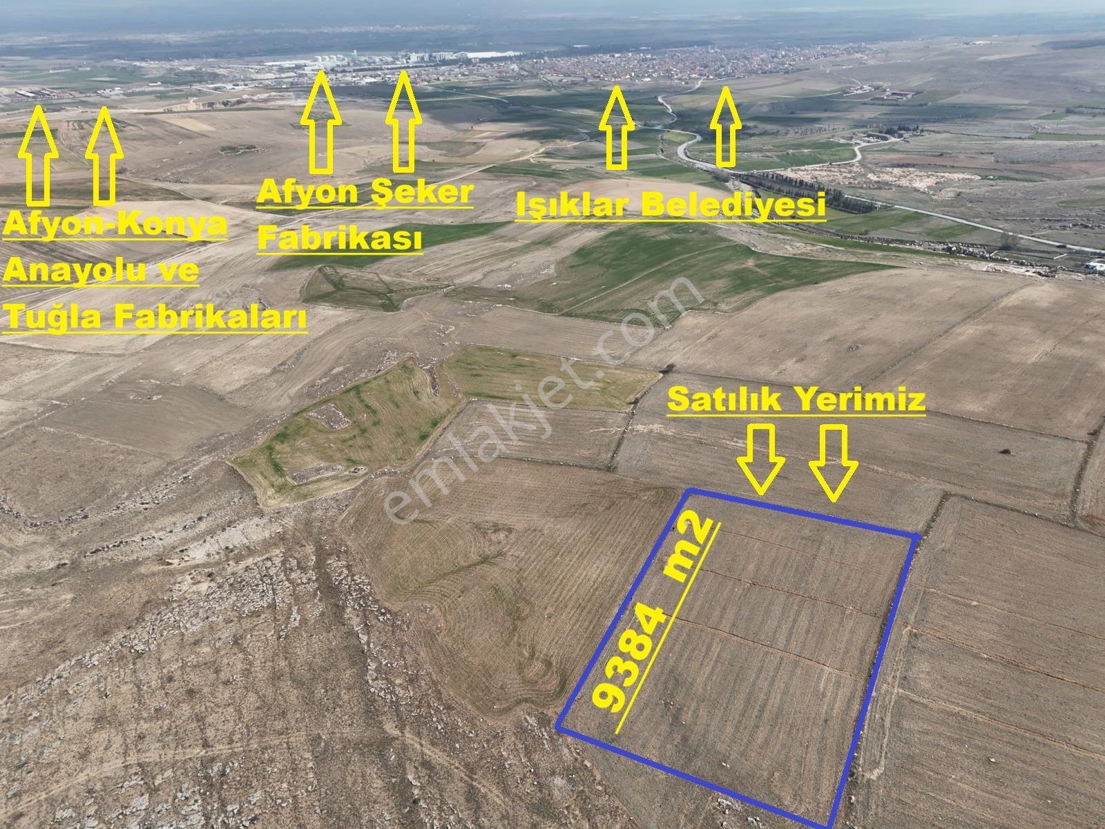 Sahibinden Afyonkarahisar Merkez Işıklar'da Düz 9384 M2 Yatırım Değeri Olan Arazi Araç Takaslı