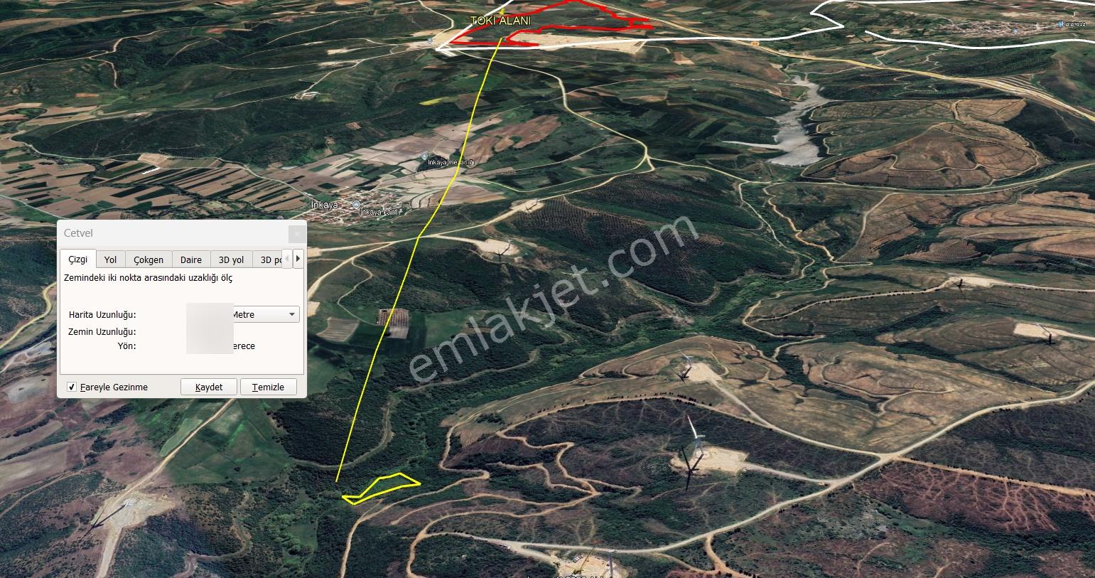 Bursa Karacabey İnkaya Köyü'nde 4616 M2 Satılık Tarla - Görsel 3
