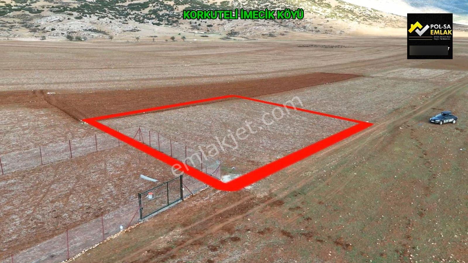 Korkuteli İmecik Köyü Satılık 1.050m2 Tarla Resmi Yol Var - Görsel 10