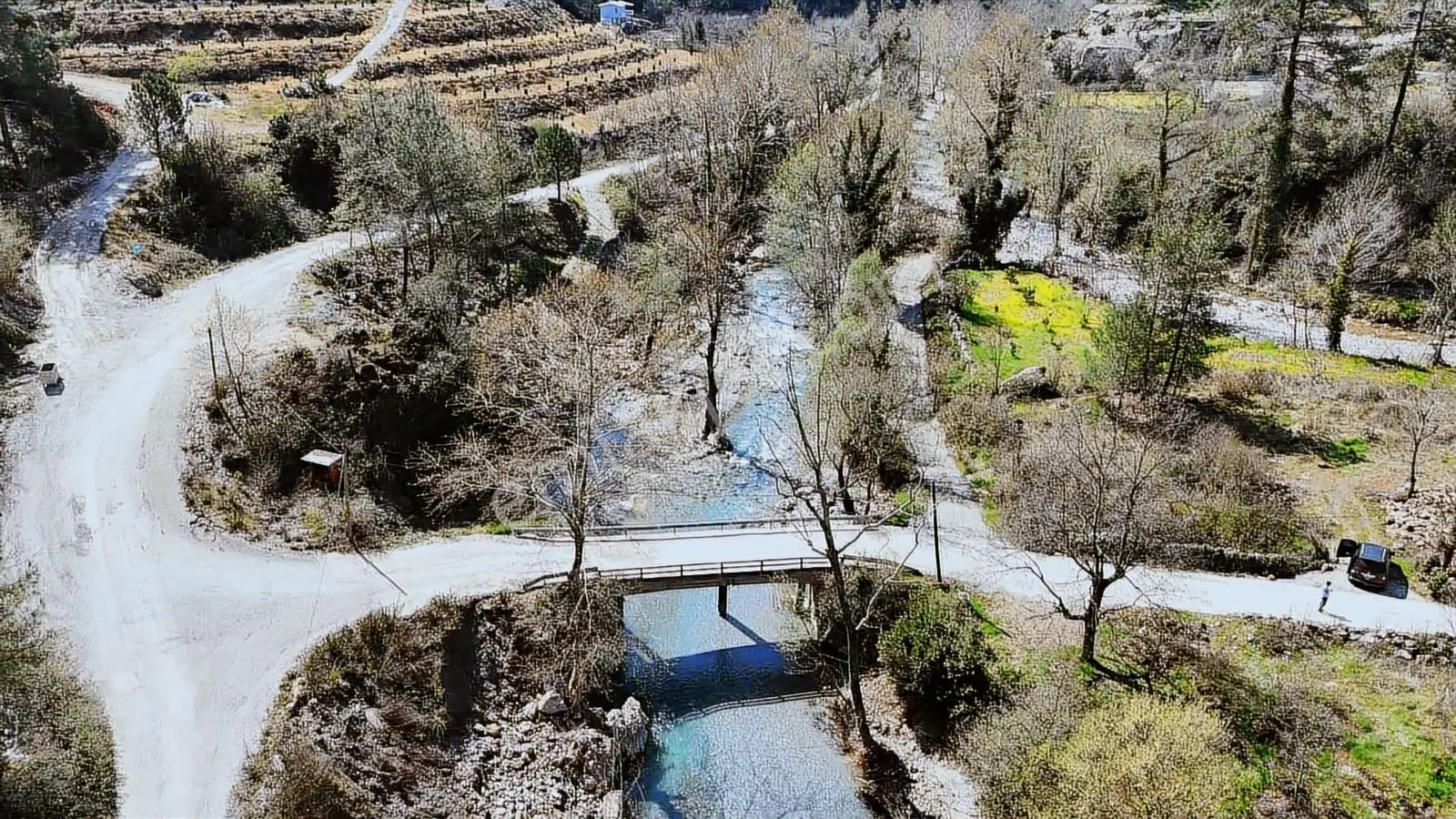 Alanya Gümüşgöze'de Çaya 50mt Satılık 792m2 Masrafsız Tarla