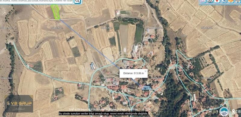 Vb Gruptan Höbek'te Yola Sıfır Yatırımlık Tarla - Görsel 3