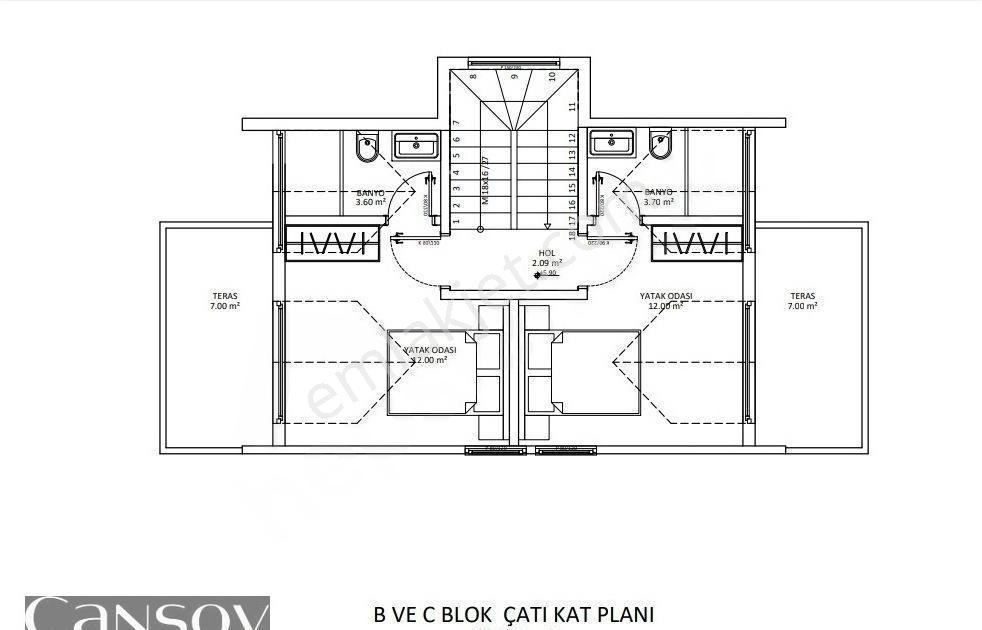 Fethiye Çalış Satılık 4+1 Lüks Villa / Продаётся Вилла 4+1 Чалыш - Görsel 2