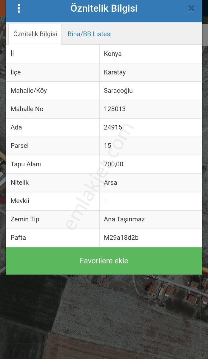 Saraçoğlu Mahallesi'nde 2 Kata İmarlı Müstakil Satılık Arsa ...