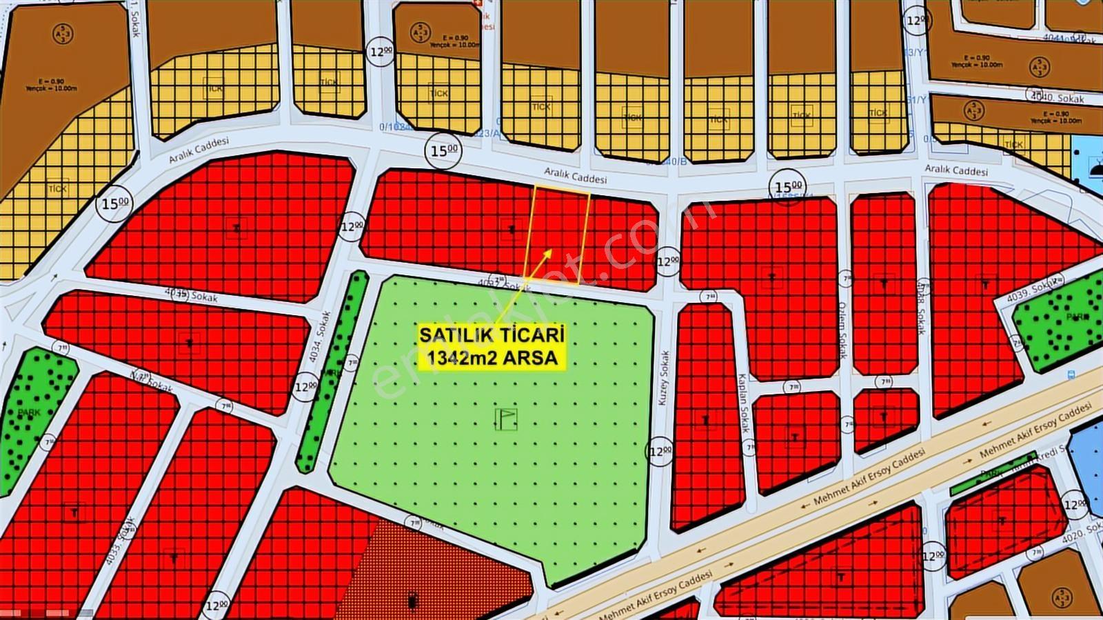 Ömer İnan Remax Kapalı Spor Salonu Arkası 1342m2 Ticari Arsa - Görsel 5