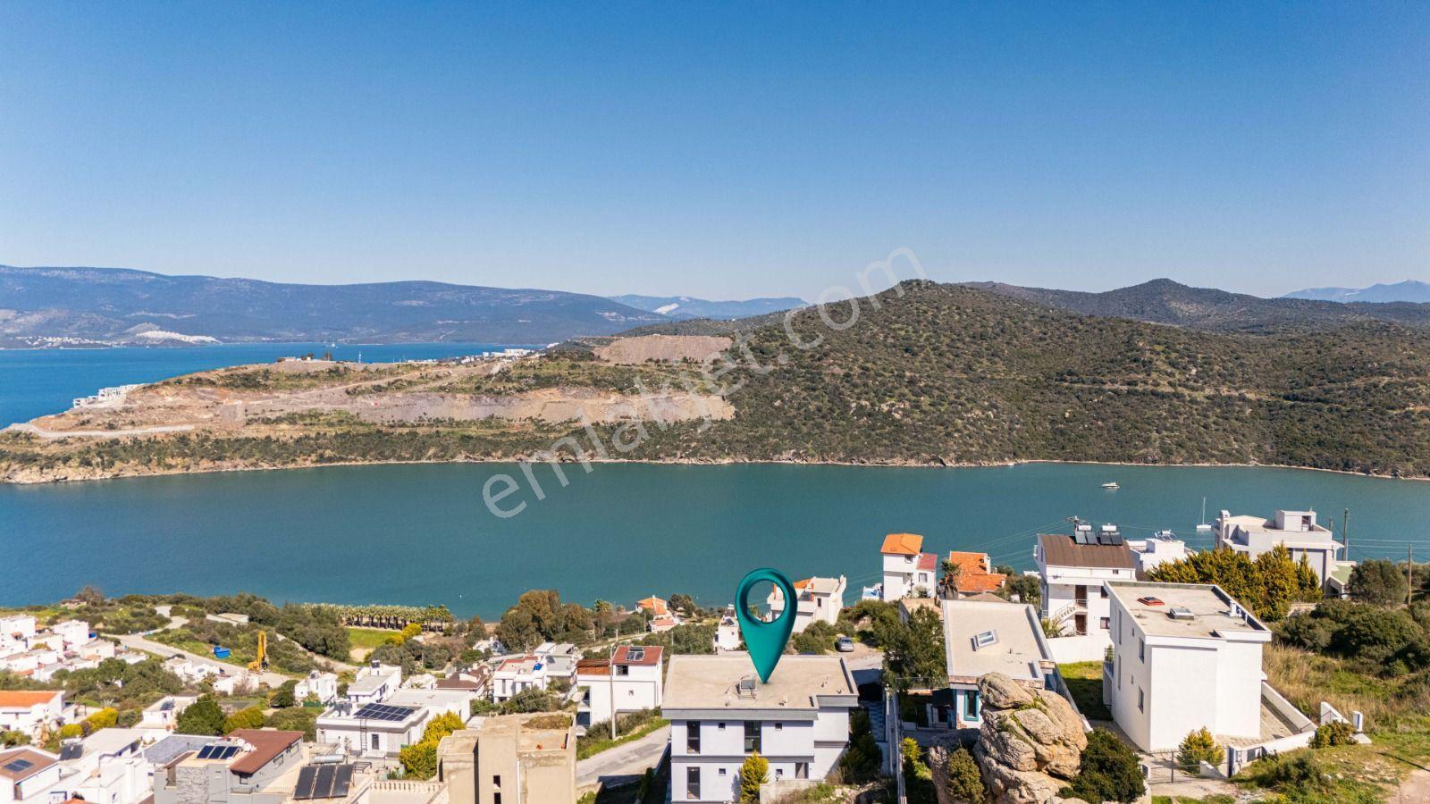 Milas Boğaziçi'nde Full Deniz Manzaralı Tam Müstakil Villa.