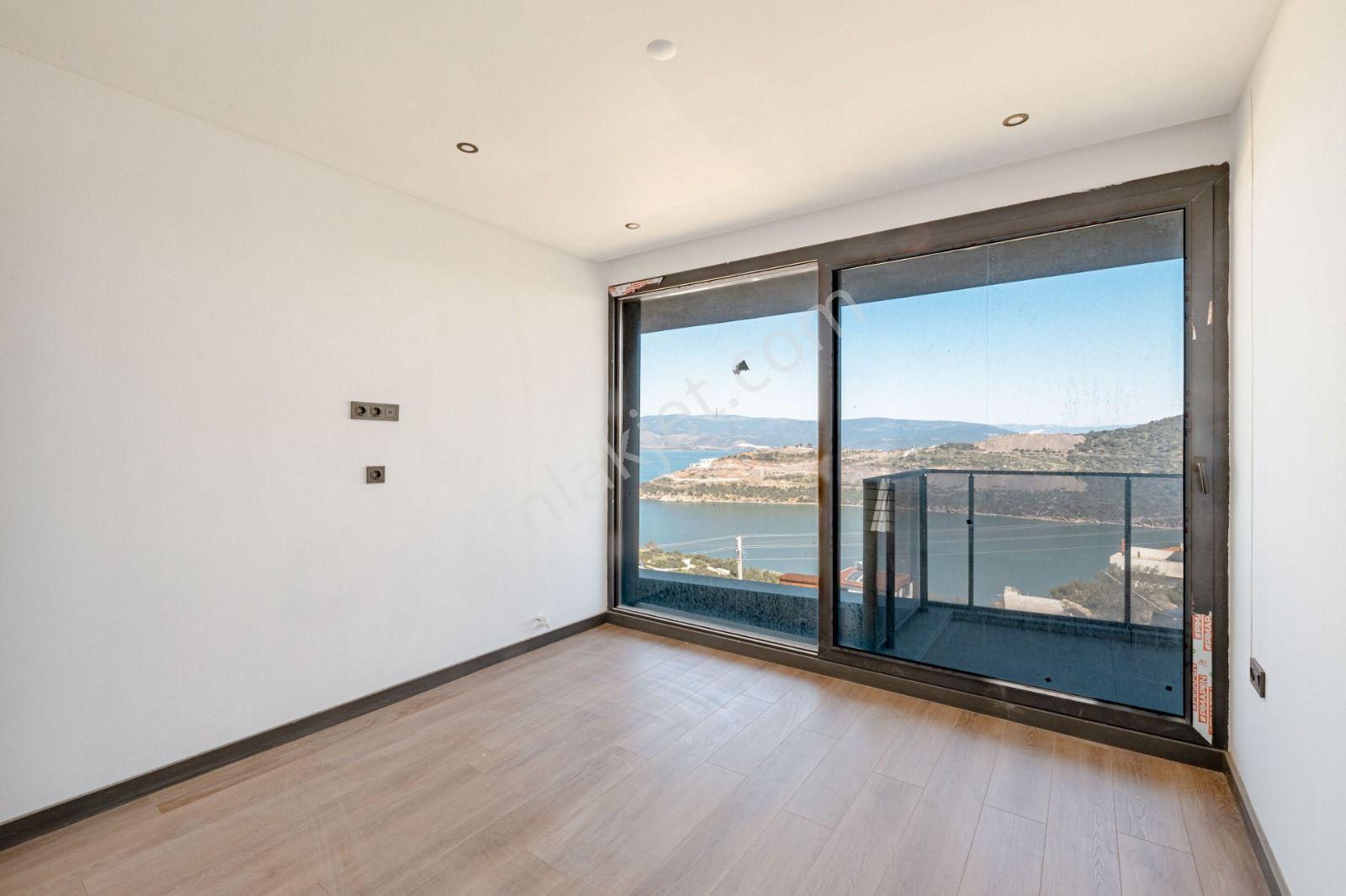 Milas Boğaziçi'nde Full Deniz Manzaralı Tam Müstakil Villa. - Görsel 23