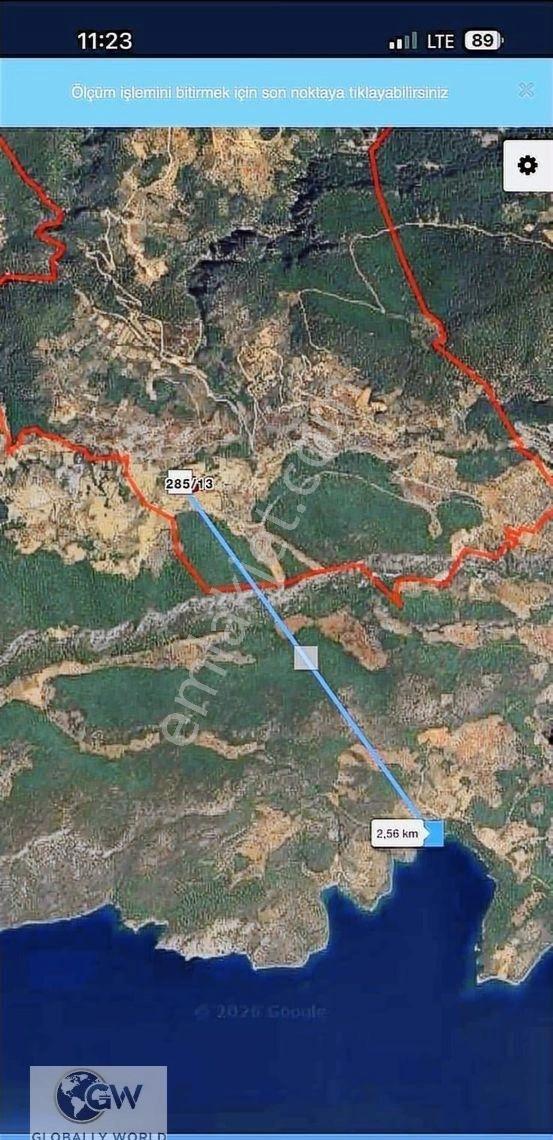 Muğla Menteşe Akbükte Satılık Tarla
