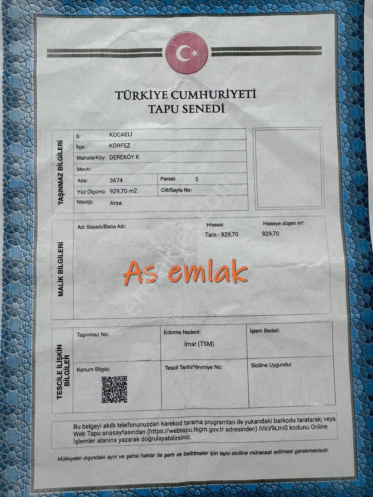 As Emlak Tan Dereköy'de Yola Cepheli Konut İmarlı 929.70m² Arsa - Görsel 3
