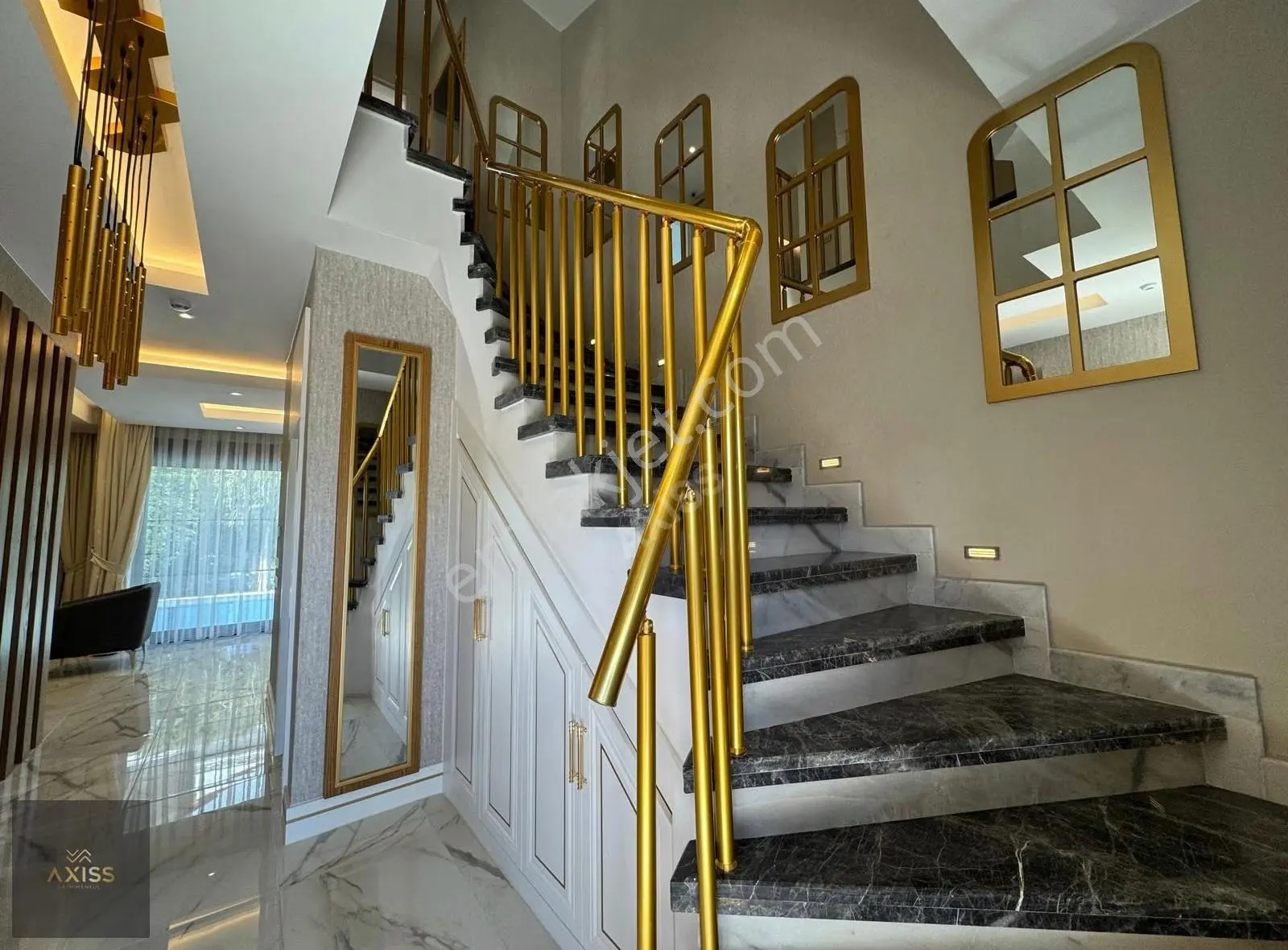 Belekte Müstakil Havuzlu Lüks Triplex Satılık İkiz Villa - Görsel 5