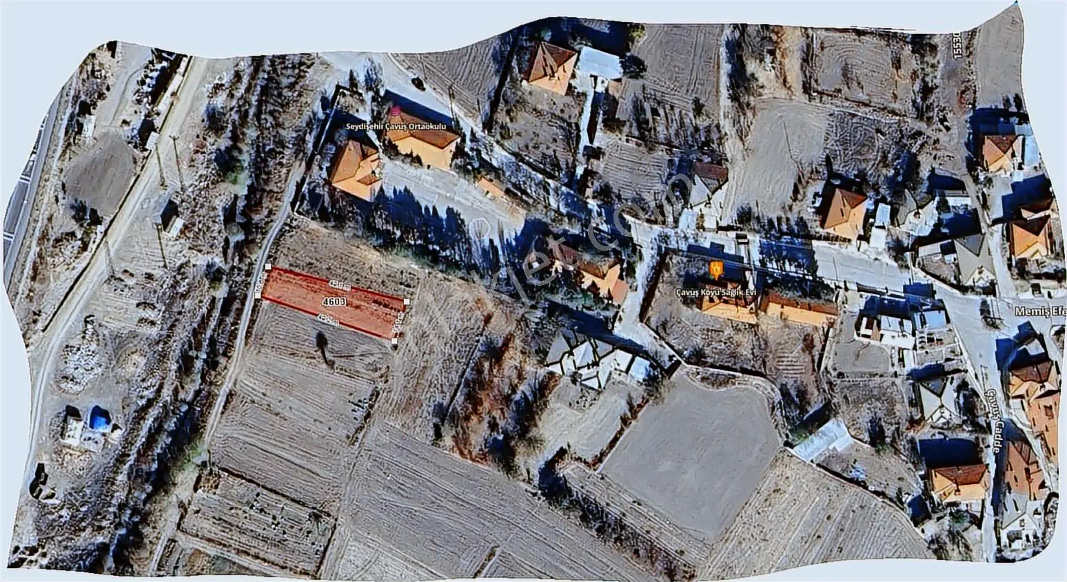 Özpınar,dan Çavuş Köyü Yolu ,suyu Olan Okul Yanı 602 M2 Bahçe - Görsel 4