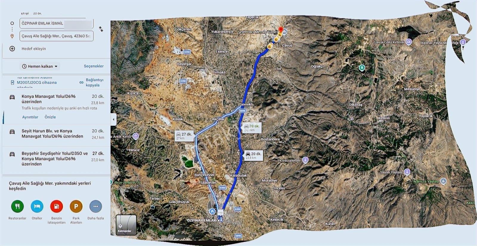 Özpınar,dan Çavuş Köyü Yolu ,suyu Olan Okul Yanı 602 M2 Bahçe - Görsel 5