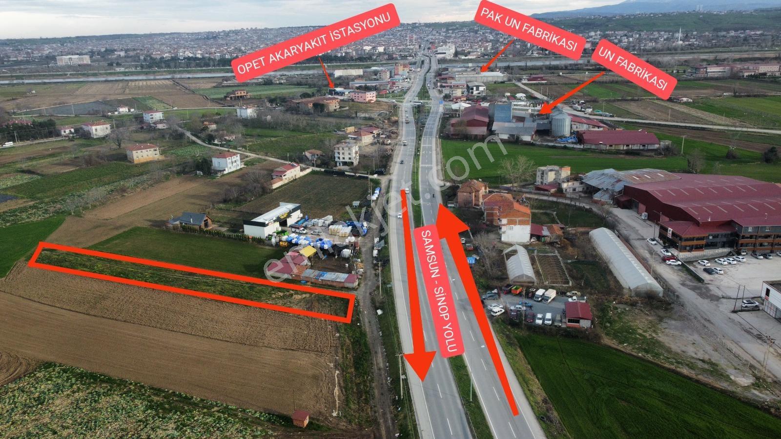 Bafra Vıp Gym.den Çetinkaya Mah. 2.654m2 Satılık Tarla - Görsel 3
