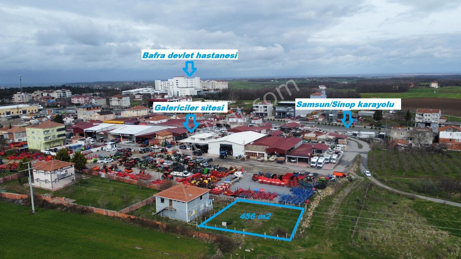Bafra Vıp Gym.den Dededağı Mah.de 456m2 Satılık Arsa