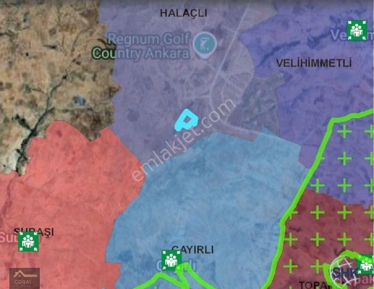 Gölbaşı Halaçlı' Da Golf Sahası Yakınında Yatırım Getirisi Yüksek, 2.243 M2 Satılık Arsa